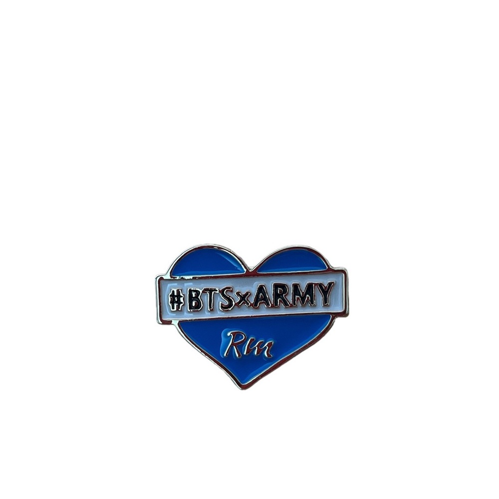 BTS x ARMY💜 RM Heart Enamel pin /Collector item 💜